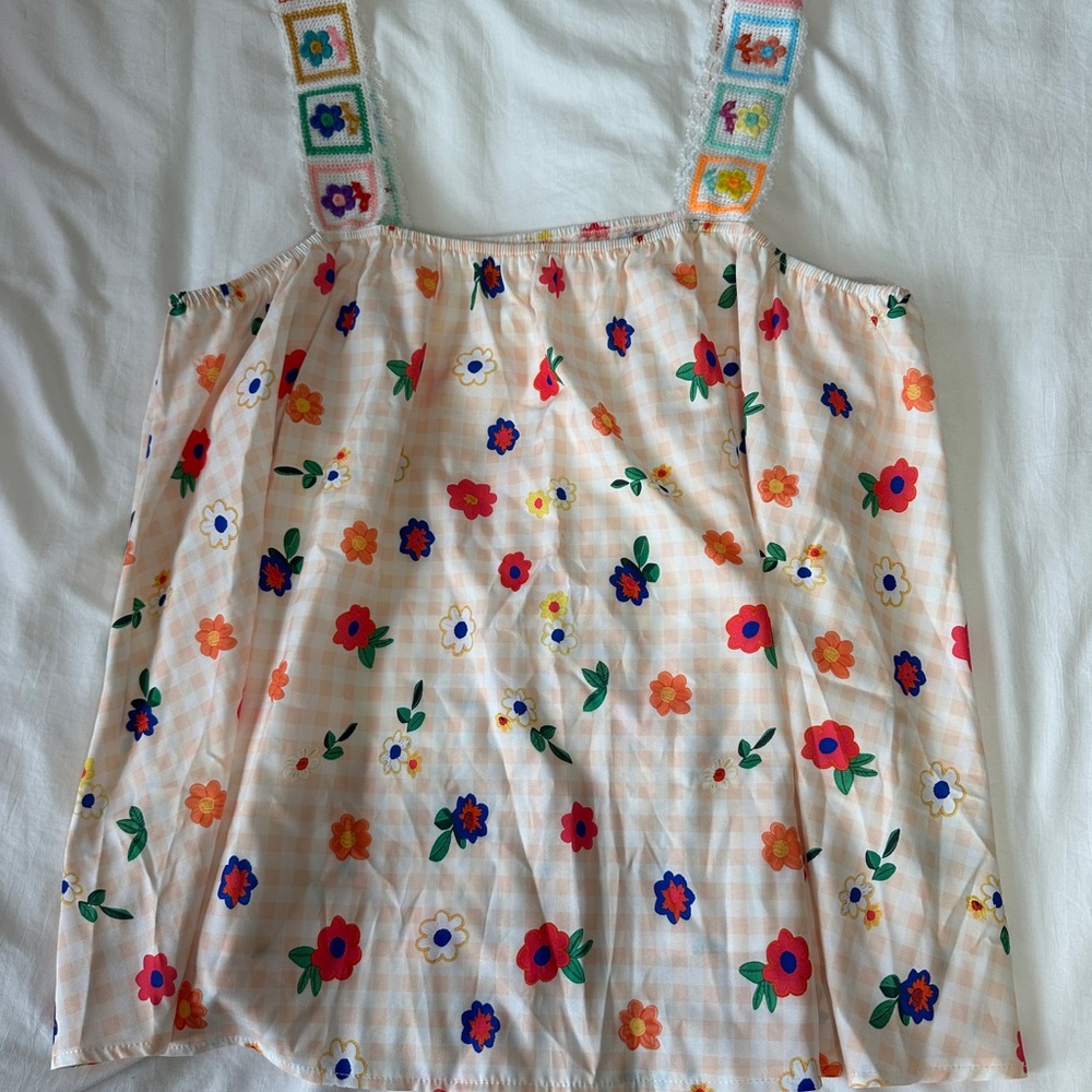 SHEIN Flower Tank